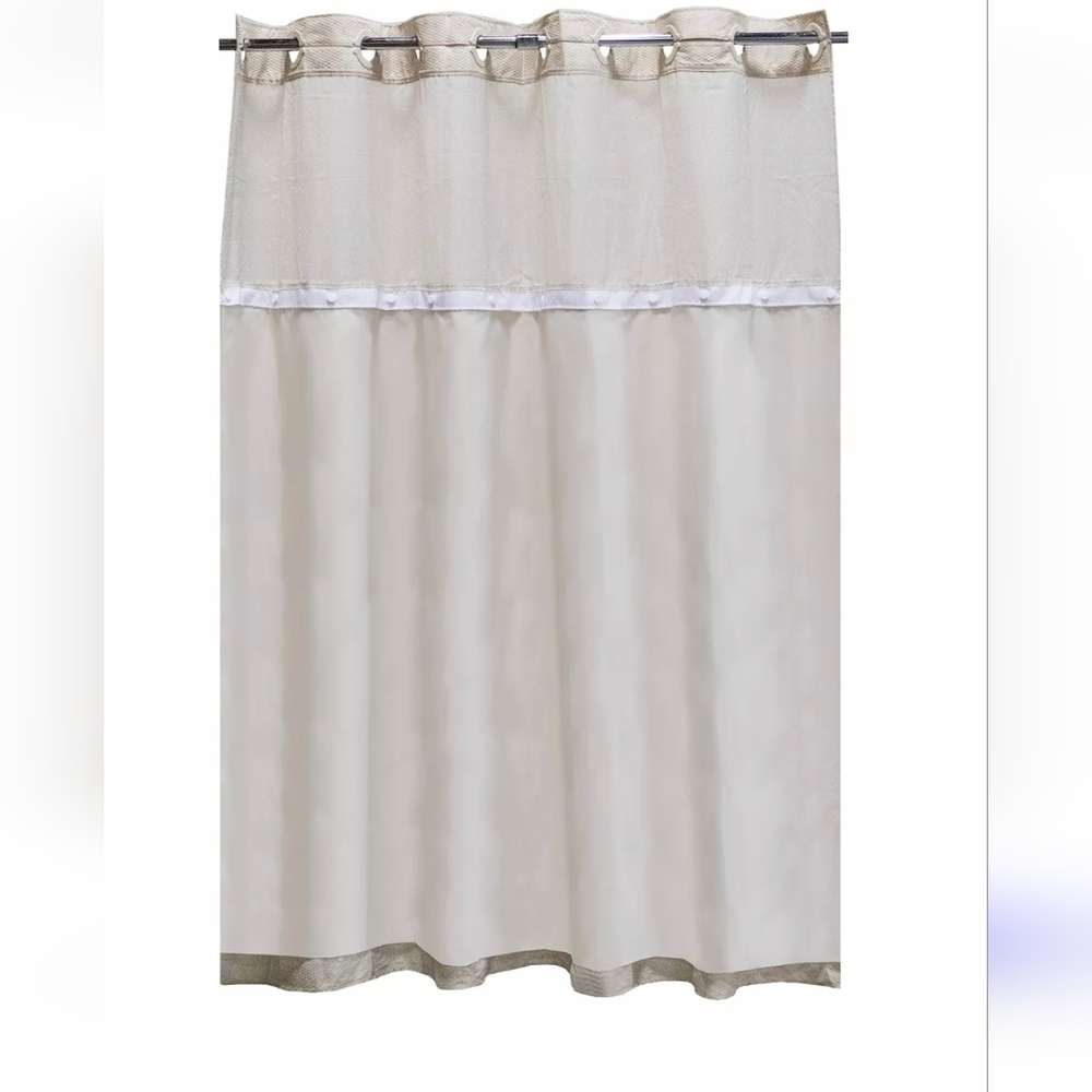 Hookless fabric shower  lining replacement